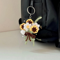 Mini Sunflowers Keychain